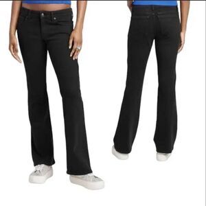 👖Low-Rise Flare Black Jeans - Wild Fables
